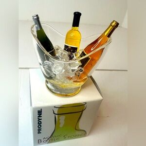 Wine Bottle Stopper Acrylic New in Box by Prodyne